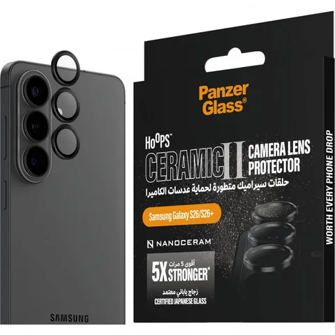 PanzerGlass Hoops Ceramic II Camera Lens Protector (Individual Ring) Smartphone Camera Accessory