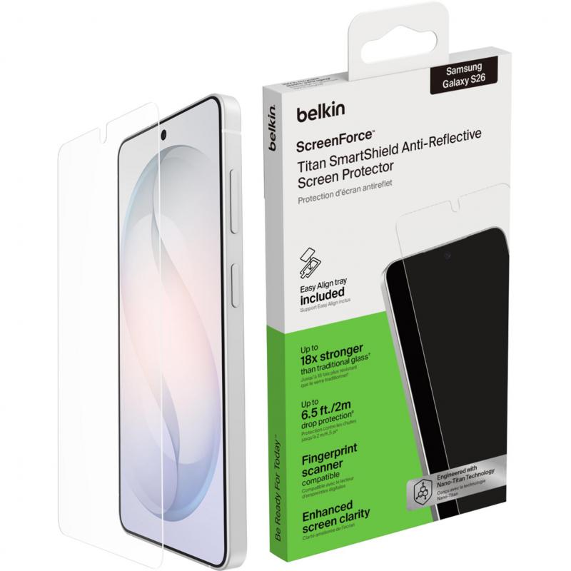 Belkin ScreenForce Clear Smartphone Screen Protector for Samsung Galaxy S26