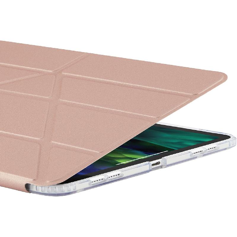 PIPETTO Metallic Origami Folio Tablet Case Rose Gold for iPad Air 11 M4/iPad Air 11 M3/iPad Air 11 M2/iPad Air 5th Gen — view 4