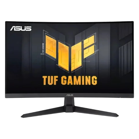 Asus TUF Gaming 27inch FHD 1920X1080 Curved Gaming Monitor, 180Hz, Curved 1500R, Anti-glare, 1ms, HDMI, DisplayPort, Adjustable Stand, Black - VG27VQ3B-AE