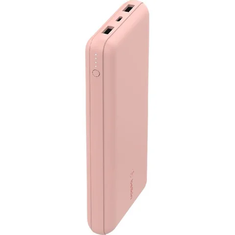 Belkin BoostCharge Power Bank Charger Fast Battery Charging 20000 mAh 3 USB (1X USB-C/2X USB)