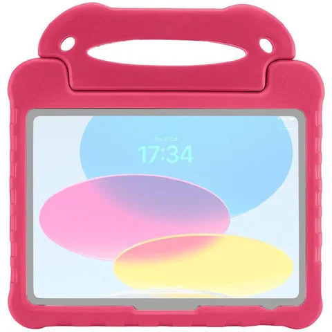PIPETTO Activity Back Cover Tablet Case for Kids Pink for iPad A16/iPad 10.9 10th Gen