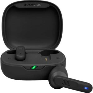JBL Wave Flex In-Ear Wireless Earphones, Built-in Microphone- Black