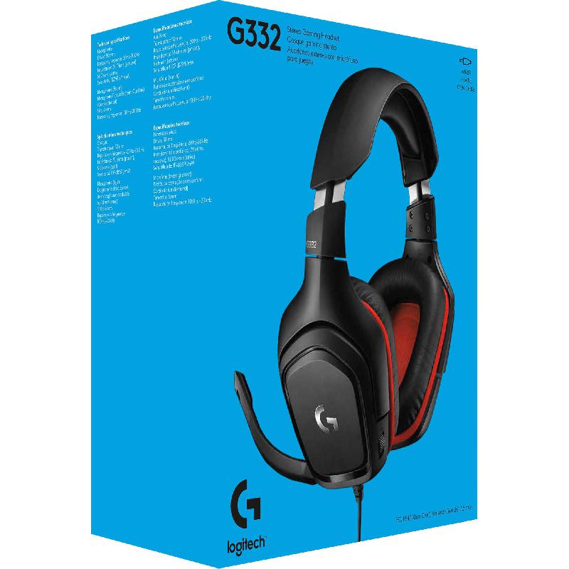 Logitech G G332 Gaming Headset Wired Black — view 3