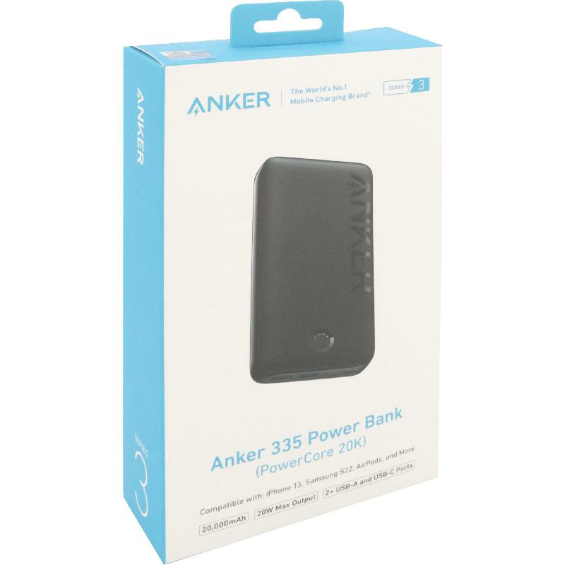 Anker Power Bank Charger Fast Battery Charging 20000 mAh 3 USB (2X USB/1X USB-C) — view 2