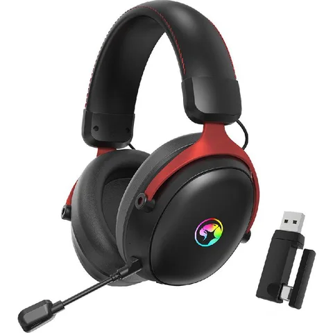 MARVO Tactic X Pro Gaming Headset Wireless (2.4 GHz)/Bluetooth/Wired (3.5 mm) Black