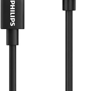 Philips USB-A to Lightning Cable Black 1.2m -DLC3104V/00