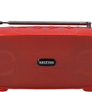 Krypton Rechargeable BT Speaker-(Red)-(KNMS5414)