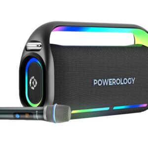 Powerology Deep Bass, Party Speaker- Black