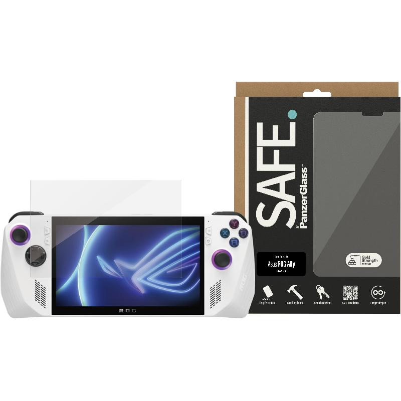 PanzerGlass SAFE Rounded Edges, Crystal Clear Gaming Handheld Screen Protector for Asus ROG Ally RC71L — view 2