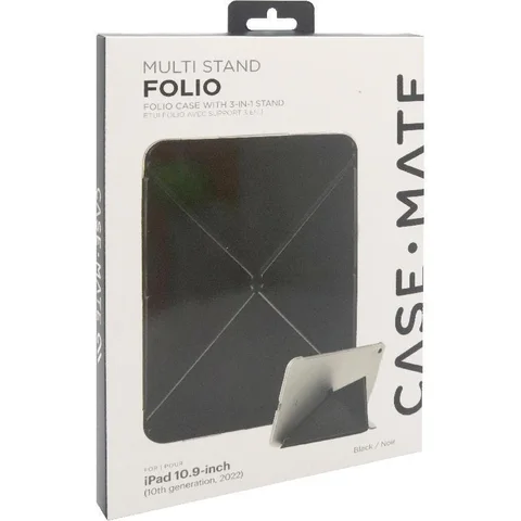 Case-Mate Folio Tablet Case Black for iPad A16/iPad 10.9 10th Gen