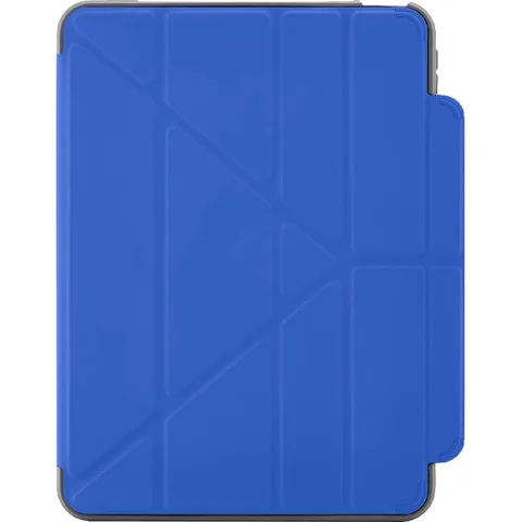 PIPETTO Origami Pencil Shield Folio Tablet Case Royal Blue for iPad A16/iPad 10.9 10th Gen