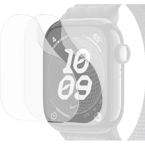 Araree Pure Clear Film, 2 Pack Smartwatch Screen Protector for Apple Watch Series 10 46
