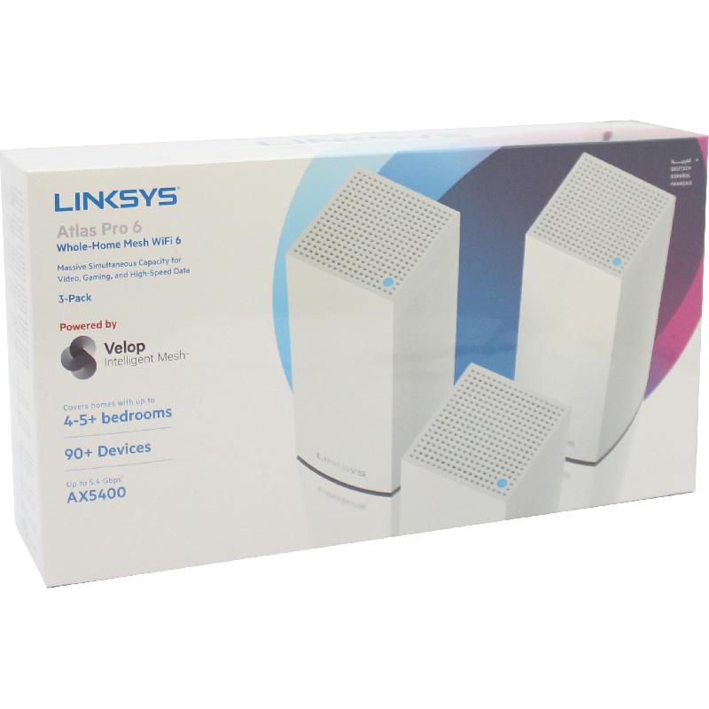 Linksys Atlas Pro 6 (3-Pack) Whole Home Mesh Wi-Fi Wi-Fi 6 (802.11ax) Dual Band (2.4 GHz/5 GHz) — view 2