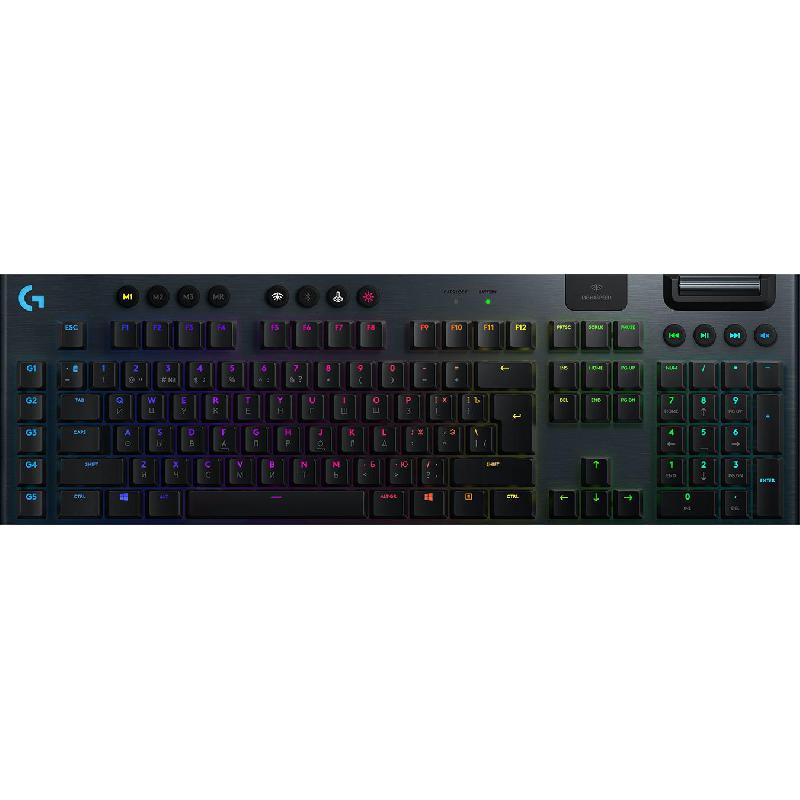 Logitech G G915 LIGHTSPEED RGB Mechanical Gaming Keyboard Bluetooth/Wireless (2.4 GHz RF)