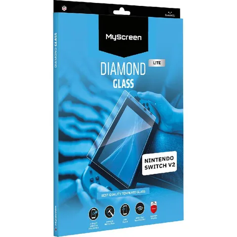 MyScreenPROTECTOR Rounded Edges, Crystal Clear Gaming Handheld Screen Protector for Nintendo Switch
