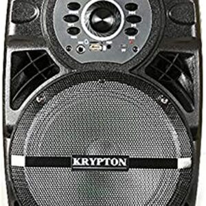 Krypton Rechargeable Portable Speaker 8 inch-(KNMS6073)