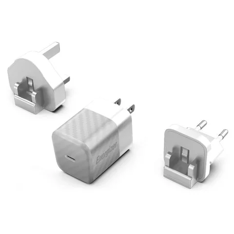 Energizer 20W Wall Charger Multi plug - Silver