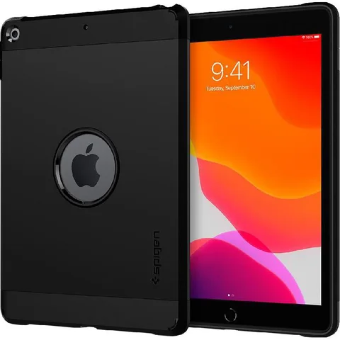 Spigen Tough Armor Back Cover Tablet Case Black for iPad 10.2 - 2019