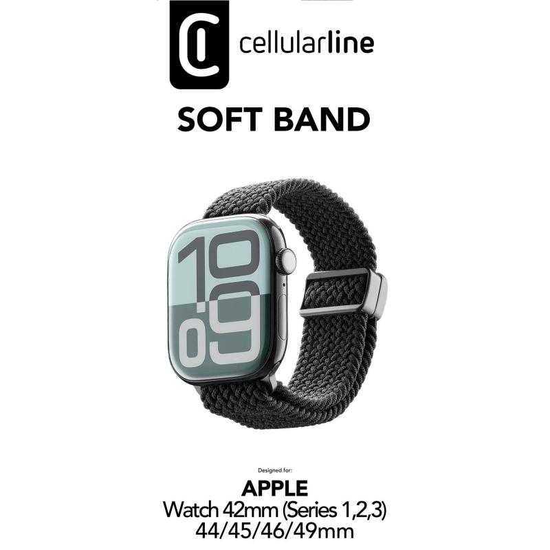 Cellularline SOFT BAND Wrist Strap for Watch Ultra 3/Watch Ultra 2/Watch Series 11 46/Watch Series 10 46 — view 2