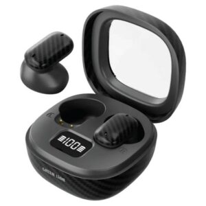 Green Lion Geneva True Wireless Earbuds, Black