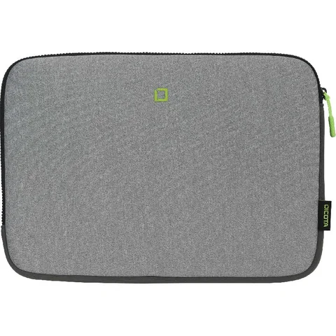 Dicota Skin FLOW Laptop Sleeve for 13.5"/14.1"/13.9" Screen Size Grey/Green
