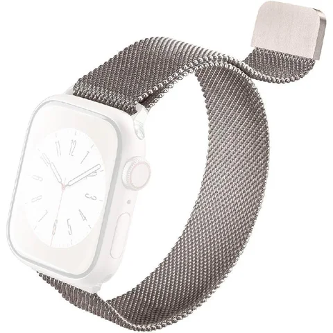 Cellularline Steel Band Wrist Strap for Watch Ultra 3/Watch Ultra 2/Watch Series 11 46/Watch Series 10 46