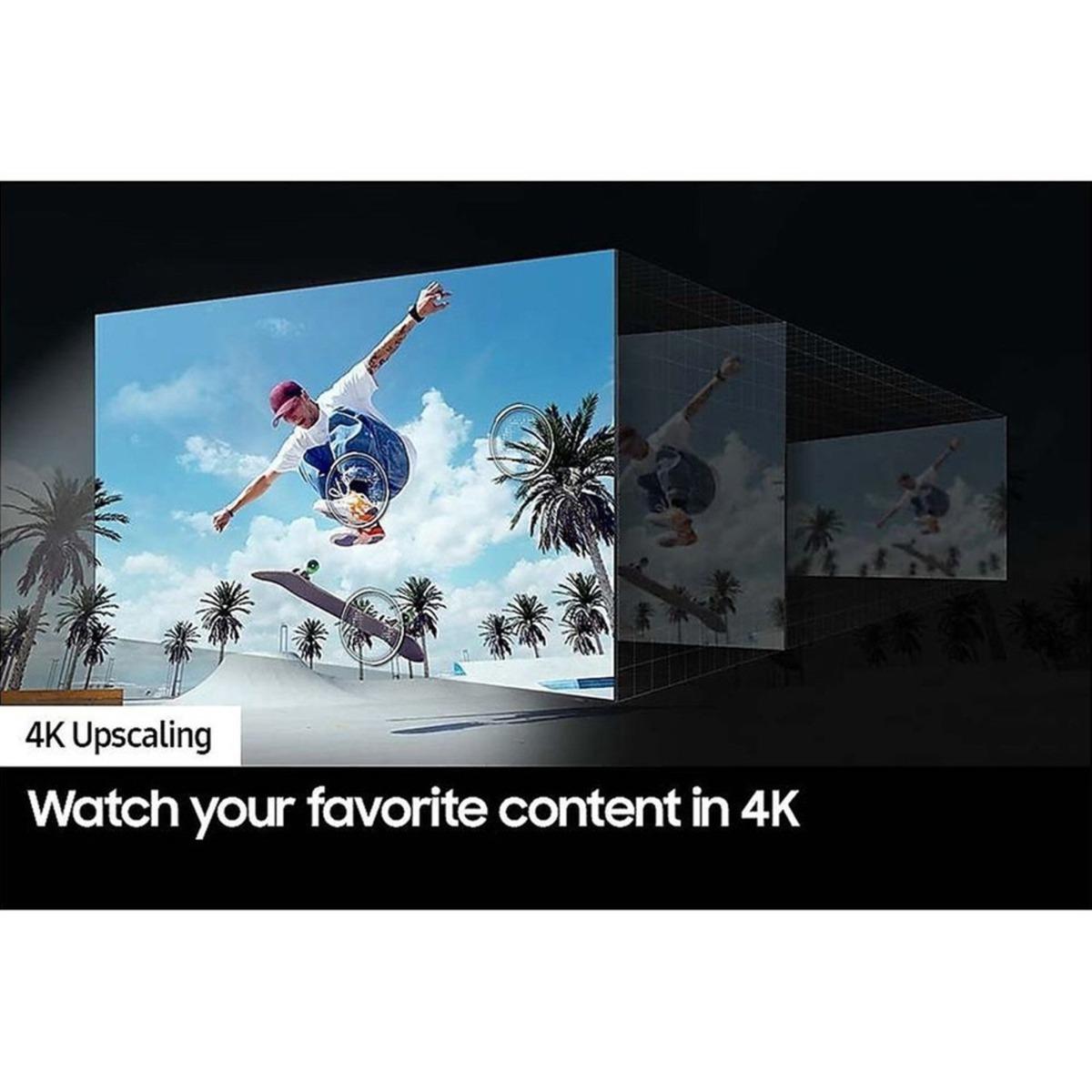 Samsung 4K UHD Smart Television 75 Inch, Black - UA75DU7000UXZN (2024 Model) — view 5