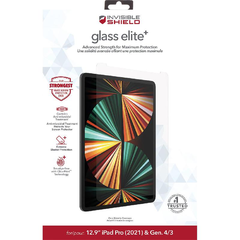 Zagg Invisible Shield iPad Screen Protector for iPad Pro 12.9 - 2021/iPad Pro 12.9 - 2020/iPad Pro 12.9 - 2018 — view 2
