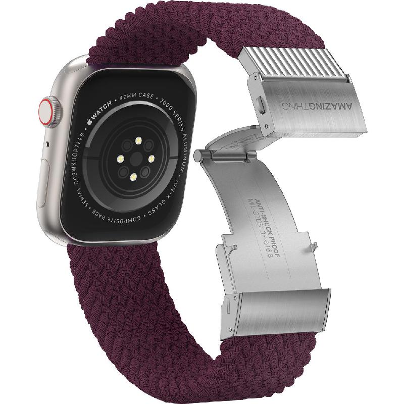 Amazing Thing Titan Weave Wrist Strap for Apple Watch Series 9 41/Watch Series 8 41/Watch Series 7 41