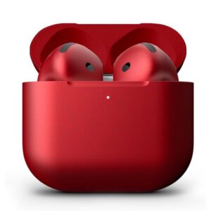Merlin Craft Customized Apple Airpods 4 Product Red Bold