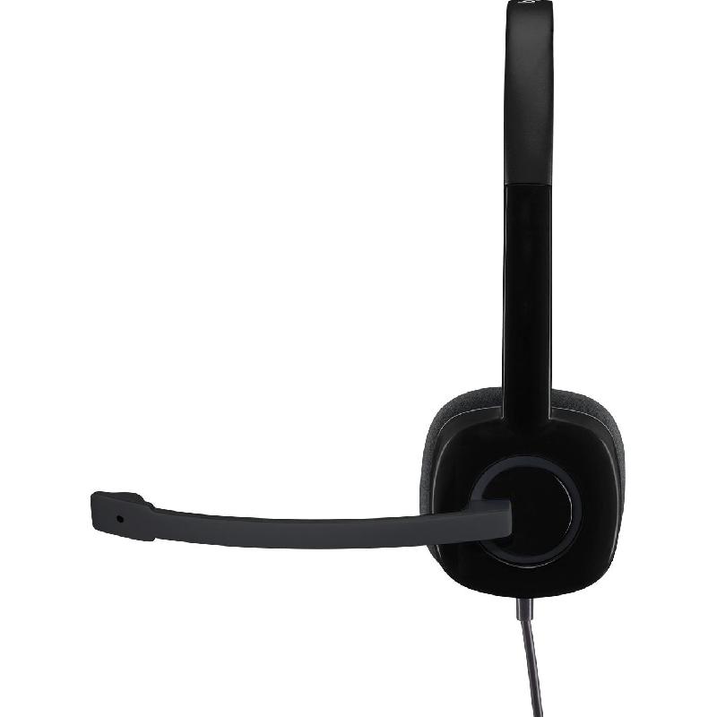 Logitech H151 On-Ear Headphones Wired Black — view 3