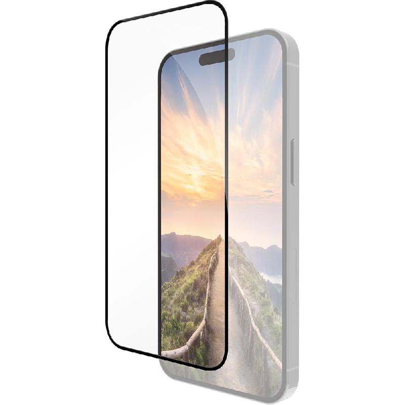 DBRAMANTE1928 Eco-shield Black Edge Smartphone Screen Protector for iPhone 16 Plus