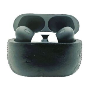 Customized Apple AirPods Pro 3 Leather Ostrich Black