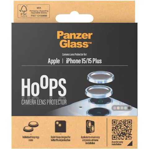 PanzerGlass Hoops Camera Lens Protector (Individual Ring) Smartphone Camera Accessory