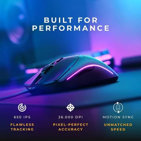 Glorious Model O V2 Wired Gaming Mouse - Black