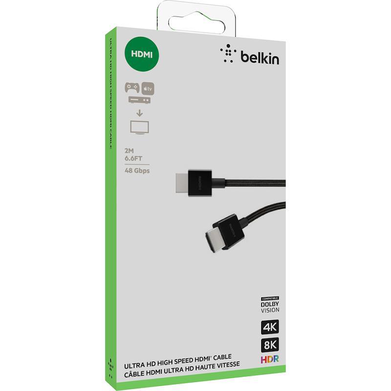 Belkin Ultra HD High Speed HDMI to HDMI 2.1 AV Cable 2.00 m ( 6.56 ft ) — view 2