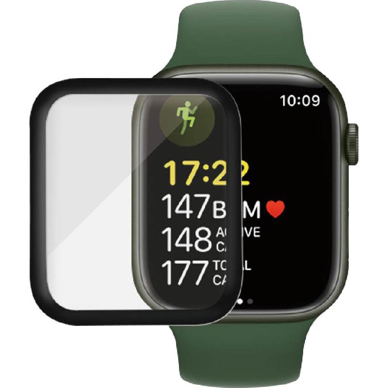 PanzerGlass Super+ Glass, Black Smartwatch Screen Protector for Apple Watch Series 9 41/Watch Series 8 41/Watch Series 7 41 — view 3