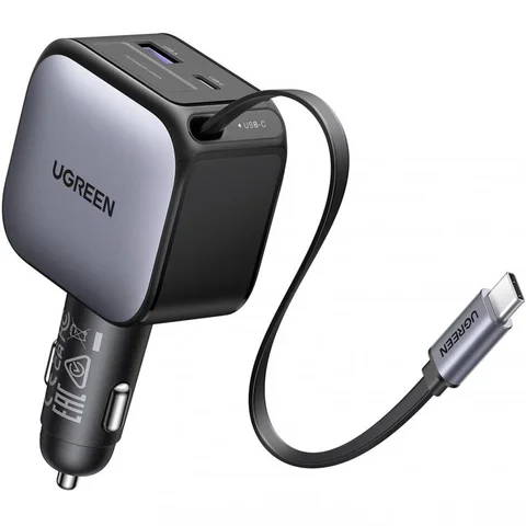 UGREEN EC603 90W Retractable Car Charger