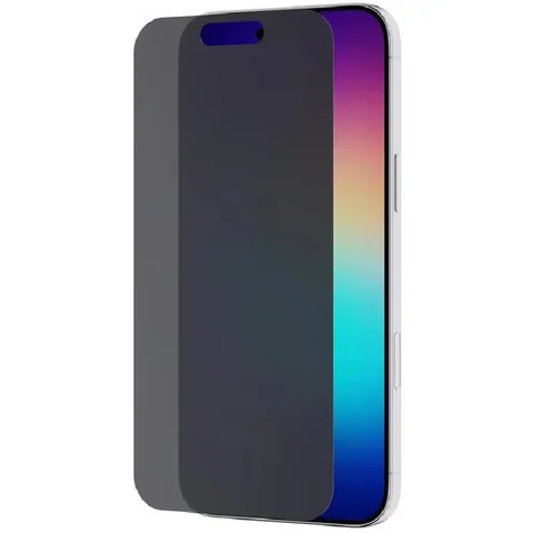 Tech21 FlexGlass Tempered Glass, Privacy Smartphone Screen Protector for iPhone 16 Pro