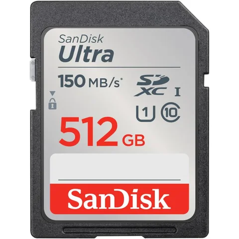 SanDisk ltra UHS I SD Card 512 GB