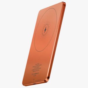 Powerology Ultra-Thin, 5000mAh MagSafe Power Bank- Orange