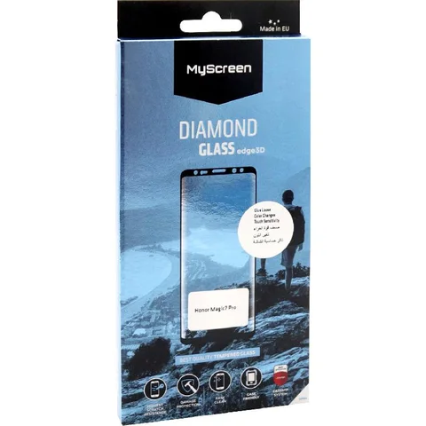 MyScreenPROTECTOR DIAMOND GLASS edge3D 3D, Black Smartphone Screen Protector for Honor Magic7 Pro 5G