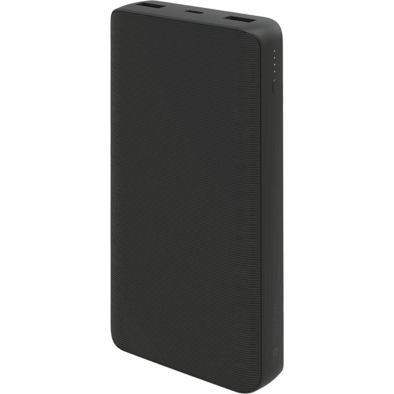 Mophie Essentials Power Bank Charger Fast Battery Charging 20000 mAh 3 USB (1X USB-C/2X USB)