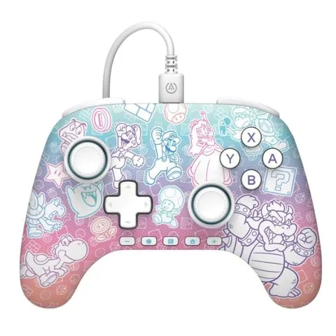 Power A Advantage Switch 2 Mushroom Kingdom Wired Controller