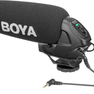 Boya Bm3030 On-Camera Shotgun Microphone Dslr Cameras,Video Cameras, Audio Recorders, B07LBJS15H