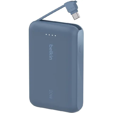 Belkin BoostCharge Power Bank Charger PD Fast Charging 10000 mAh Dual USB-C