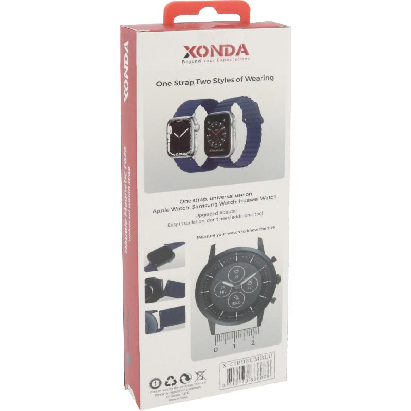 Xonda Double Face Wrist Strap Universal, for Apple Watch 42/44/45/49 mm/Smartwatch 46/48 mm — view 3