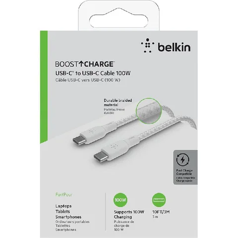 Belkin BoostCharge USB-C to USB-C Standard Cable 3.00 m ( 9.84 ft )