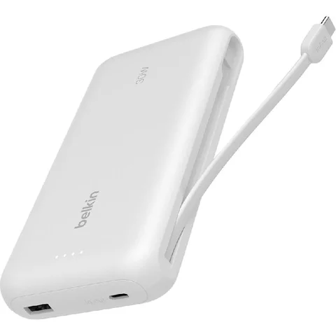 Belkin BoostCharge Power Bank Charger PD Fast Charging 20000 mAh 2 USB (1X USB/1X USB-C)